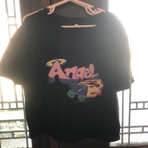 Angel top black!